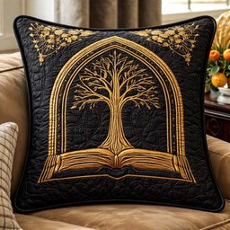Golden Archive Quilted Pillow Case Throw Pillows For Couch Gifts For Girlfriend