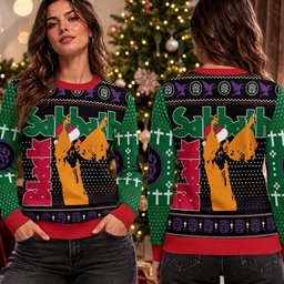 Black Sabbath Heavy Metal Rock Band Ugly Christmas Sweater Black Sabbath Xmas Attire