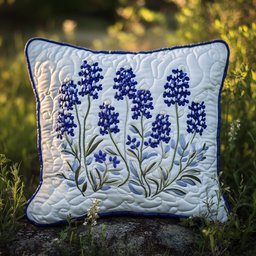 Texas Bloom Quilted Pillow Case Cute Throw Pillows Dad Birthday Gifts