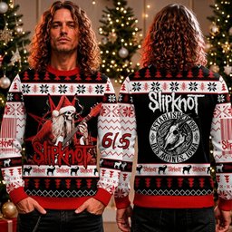 Slipknot Established Ugly Christmas Sweater Slipknot Holiday Clothing Fan Gifts
