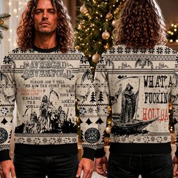 Avenged Sevenfold Band Grim Reaper Ugly Christmas Sweater Avenged Sevenfold Holiday Wear