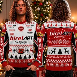 BirelART Racing Team Motorsports Ugly Christmas Sweater BirelART Racing Xmas Wear