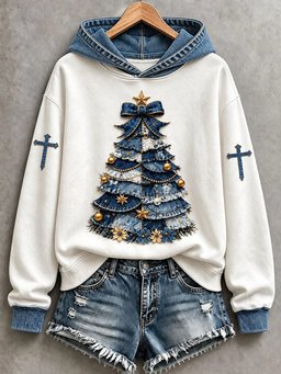 Christian Art Christmas Faith Hoodie Women_s Christmas Holiday Clothing Her Gifts