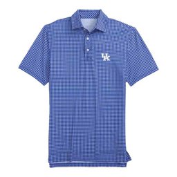 Kentucky Wildcats Merch Southern Tide Driver Dunes Edge Plaid Polo Shirt Wildcats Wear