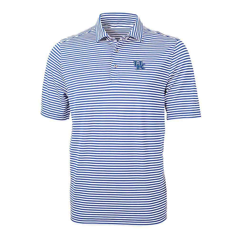 Kentucky Wildcats Merch Cutter & Buck Virtue Eco Pique Polo Shirt Wildcats Game Wear