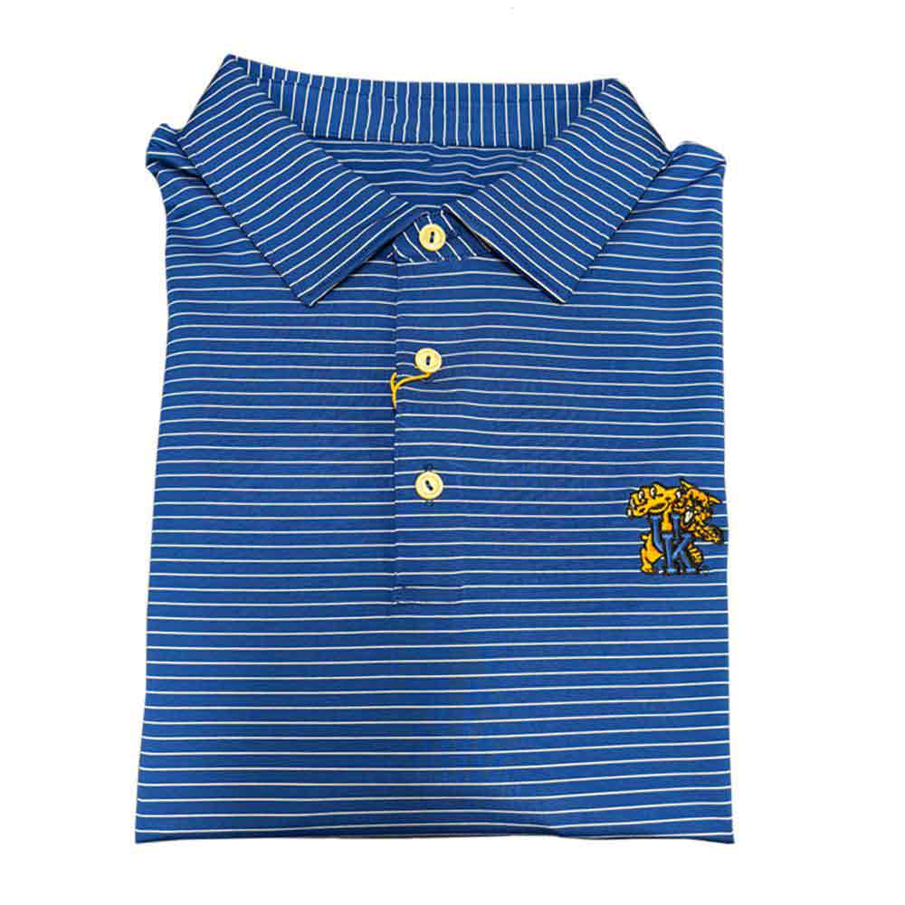 Kentucky Wildcats Merch Peter Millar Hemlock Polo Shirt Wildcats Game Apparel