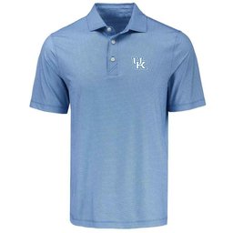 Kentucky Wildcats Merch Cutter & Buck Pike Lattice Polo Shirt Wildcats Football Gear