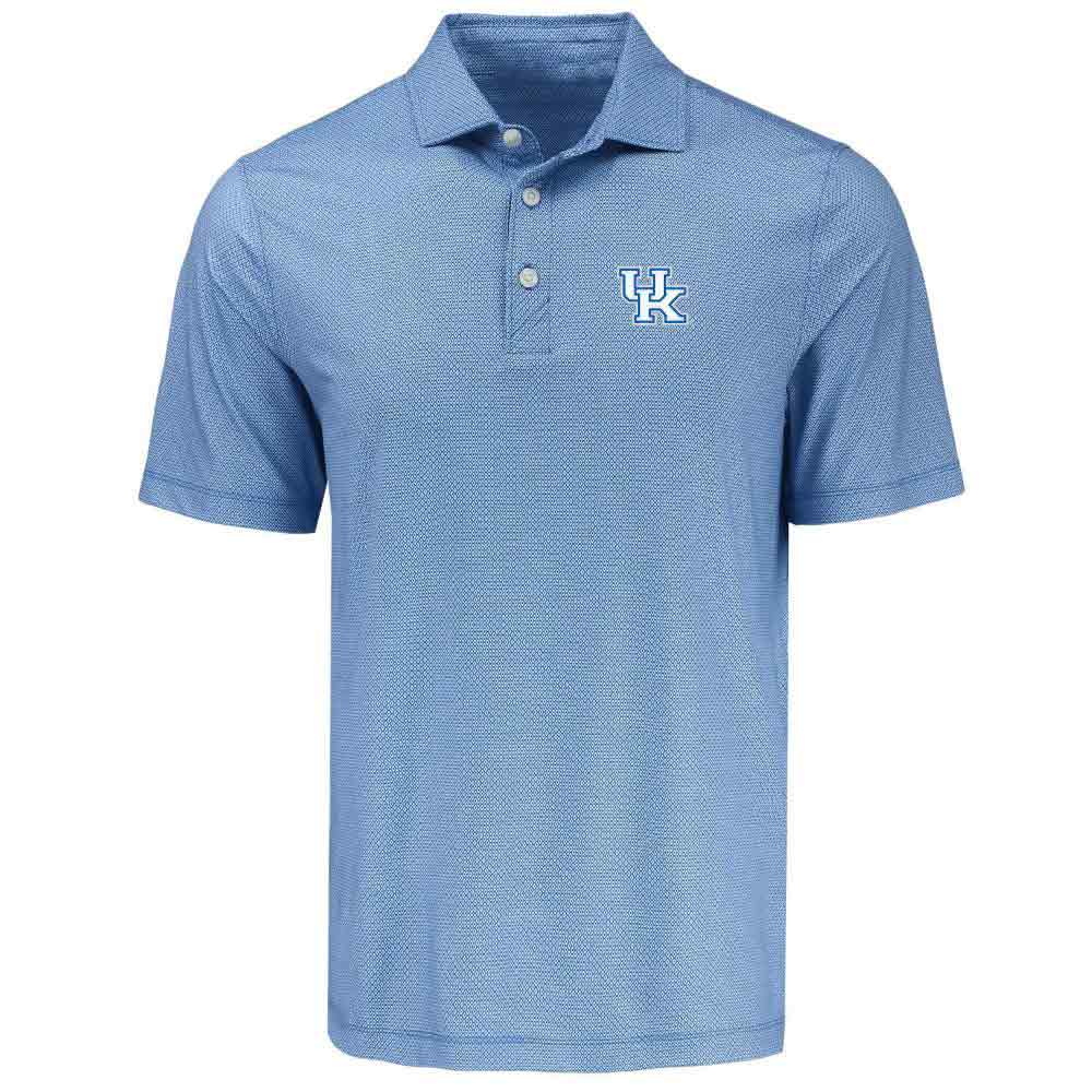 Kentucky Wildcats Merch Cutter & Buck Pike Lattice Polo Shirt Wildcats Football Gear