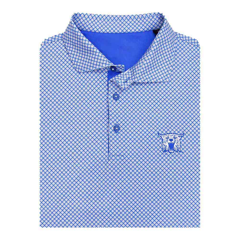 Kentucky Wildcats Merch Horn Legend Wildcat Head Mosaic Polo Shirt Wildcats Outfits