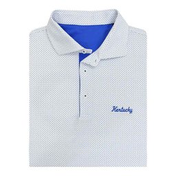 Kentucky Wildcats Merch Horn Legend Script Checkers Polo Shirt Wildcats Game Clothes_