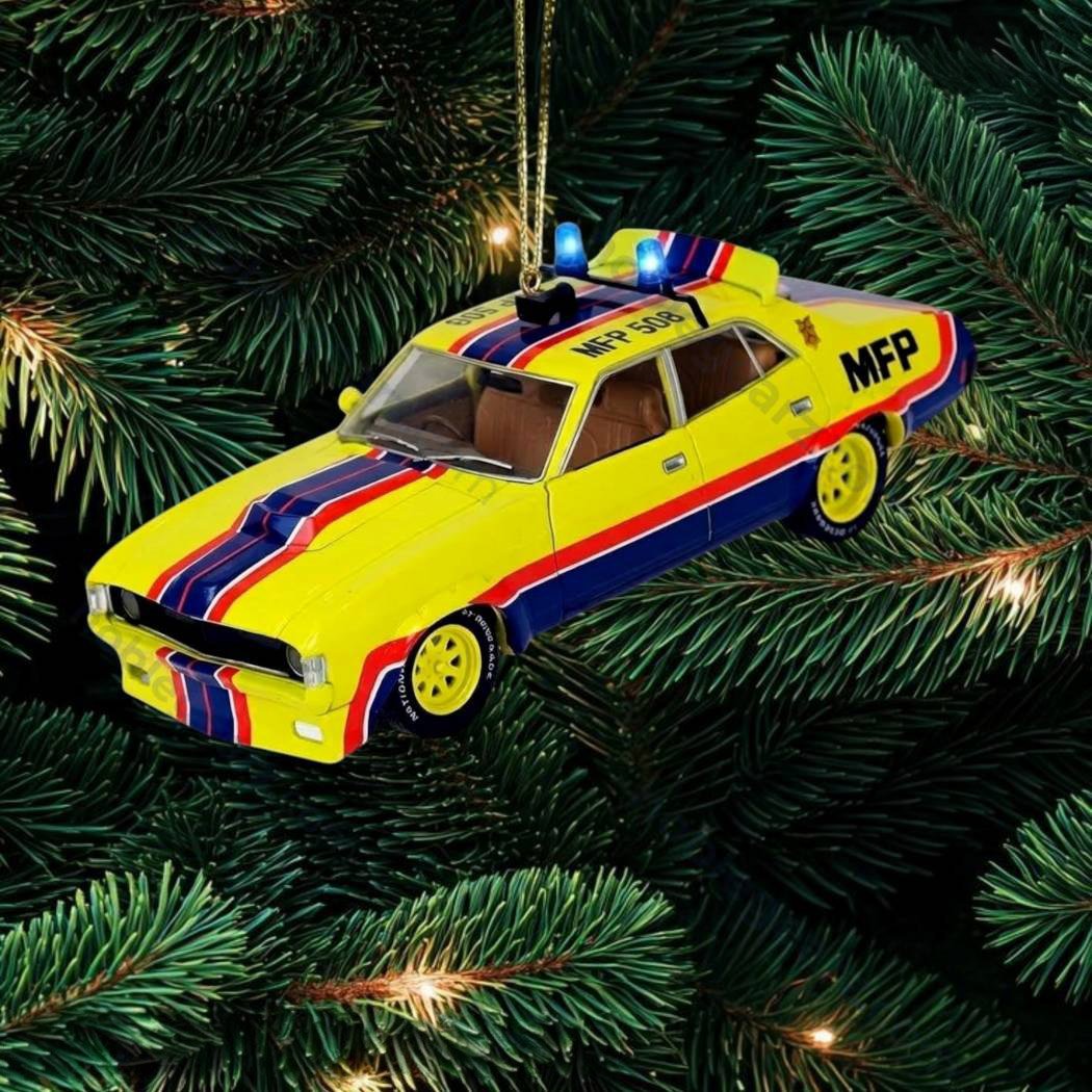 Mad Max MFP March Hare Interceptor 1972 Ford Christmas Ornament Ford Xmas Ornament