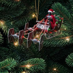 Darth Vader Santa Sleigh Christmas Ornament Darth Vader Fan Xmas Ornament Son Gifts