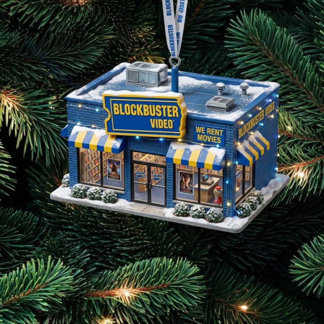 Blockbuster Video We Rent Movies Christmas Ornament Blockbuster Video Xmas Ornament