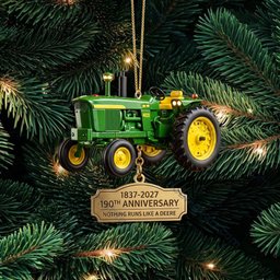 John Deere 4020 Tractor 190th Anniversary Christmas Ornament John Deere Xmas Ornament