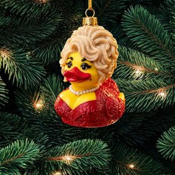 Dolly Parton Rubber Duck Christmas Ornament Dolly Fan Ornament Xmas Gift For Fan
