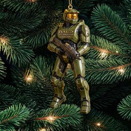Halo Master Chief 25th Anniversary 2001-2026 Christmas Ornament Halo Game Series Merch