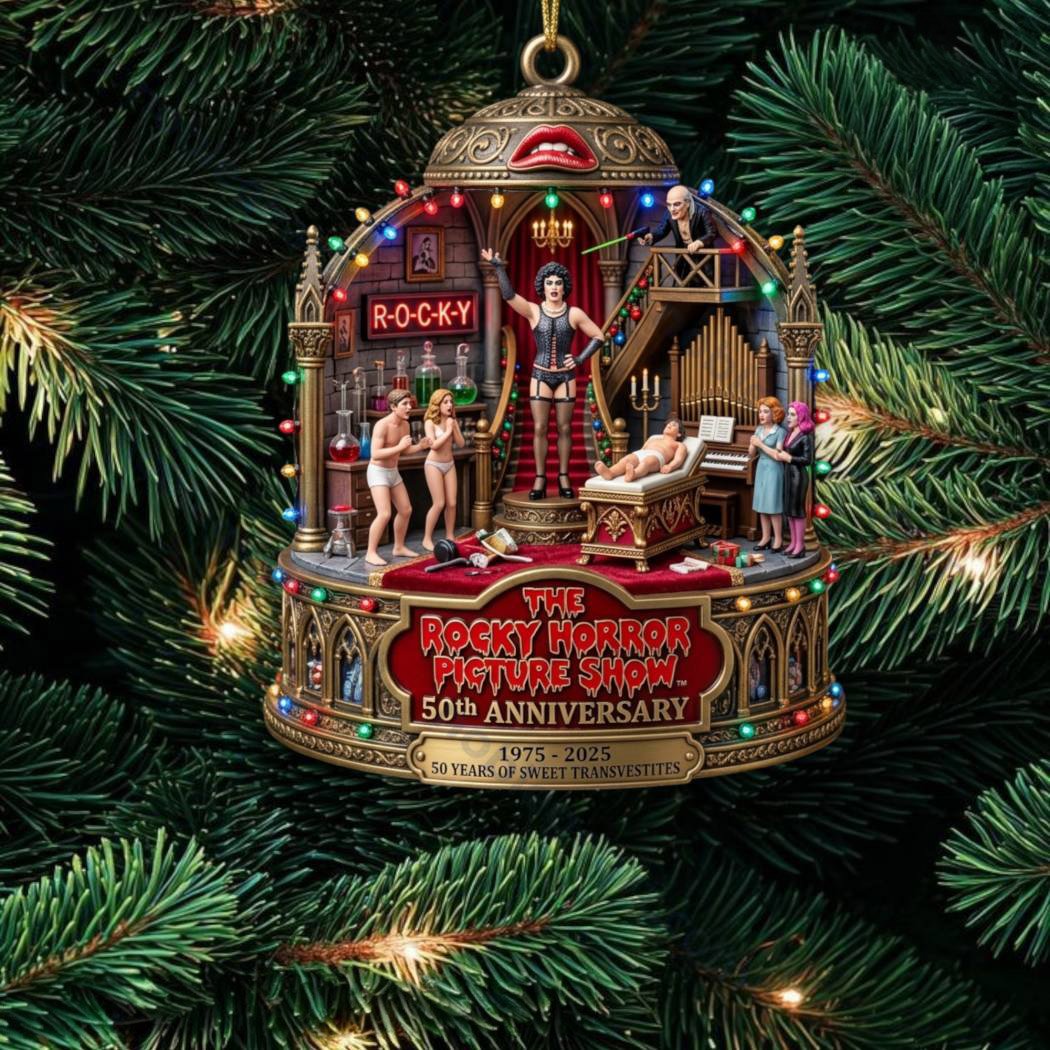 Rocky Horror Picture Show Christmas Ornament Movie Fan Ornament Xmas Gift For Dad