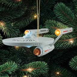 USS Enterprise Christmas Ornament Star Trek Fan Xmas Ornament Gift For Husband_