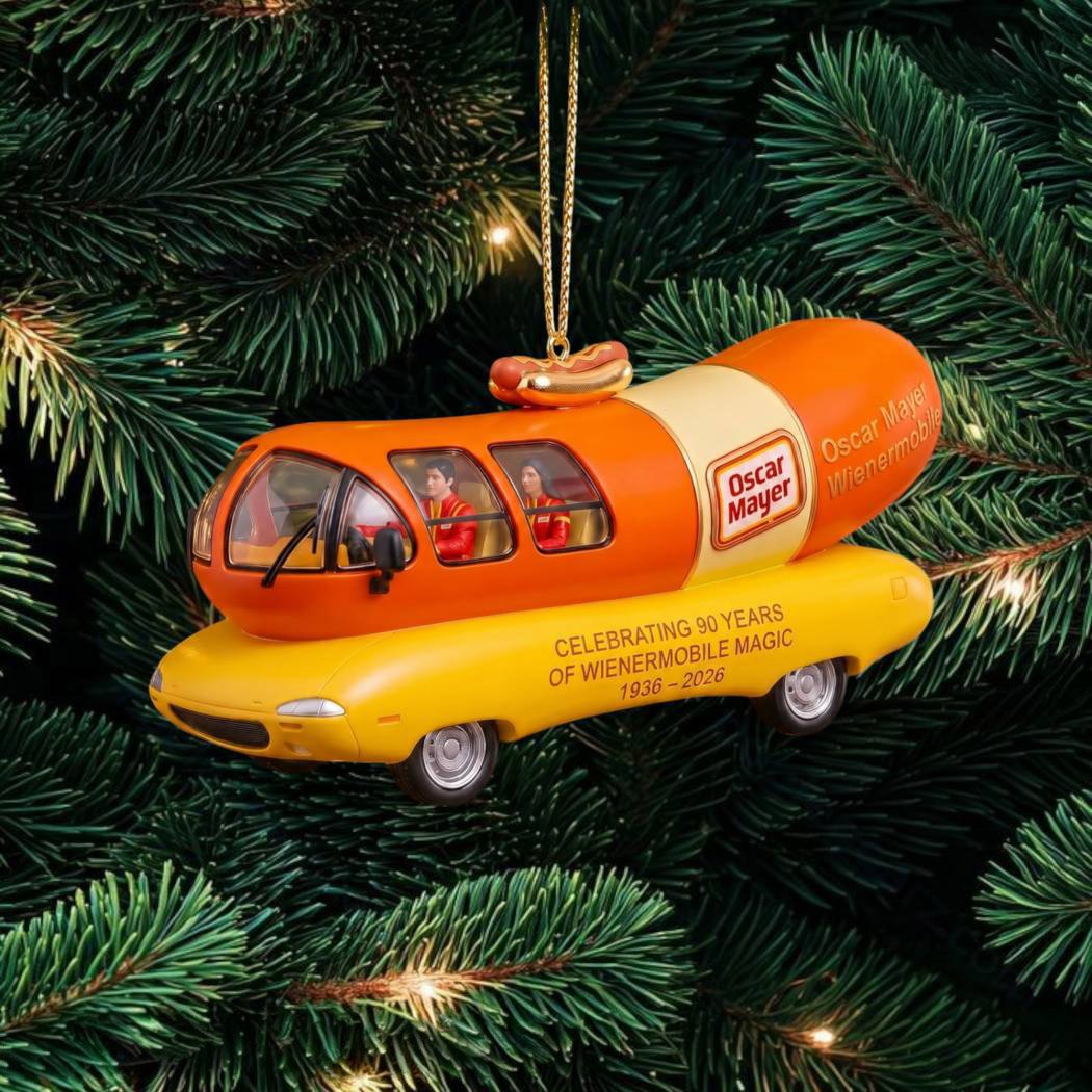 Oscar Mayer Wienermobile 90 Years Magic Christmas Ornament Xmas Ornament Gifts