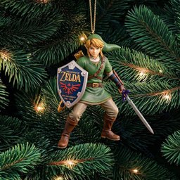 The Legend Of Zelda 40th Anniversary Link Christmas Ornament The Legend Of Zelda Merch