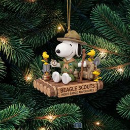 Snoopy Merit Badge Adventures Christmas Ornament Snoopy Lover Ornament Xmas Gifts