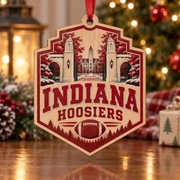 Indiana Hoosiers Christmas Ornament Indoor Christmas Decorations Xmas Gifts