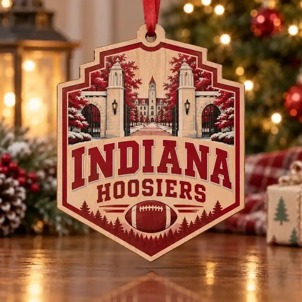 Indiana Hoosiers Christmas Ornament Indoor Christmas Decorations Xmas Gifts