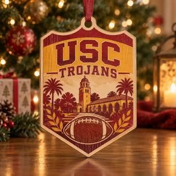USC Trojans Christmas Ornament Holiday Tree Decoration Gift For Friend