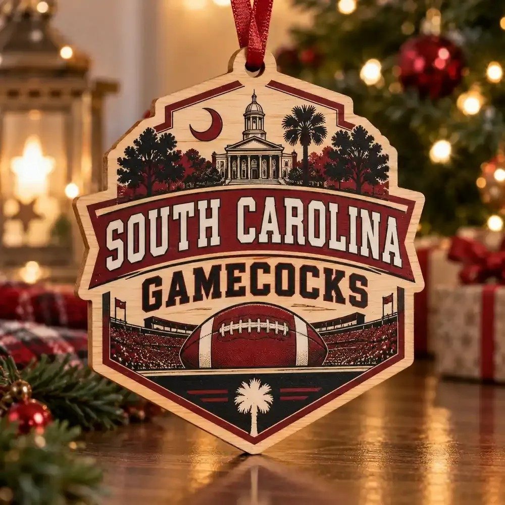 South Carolina Gamecocks Christmas Ornament Holiday Tree Decoration Gift Idea