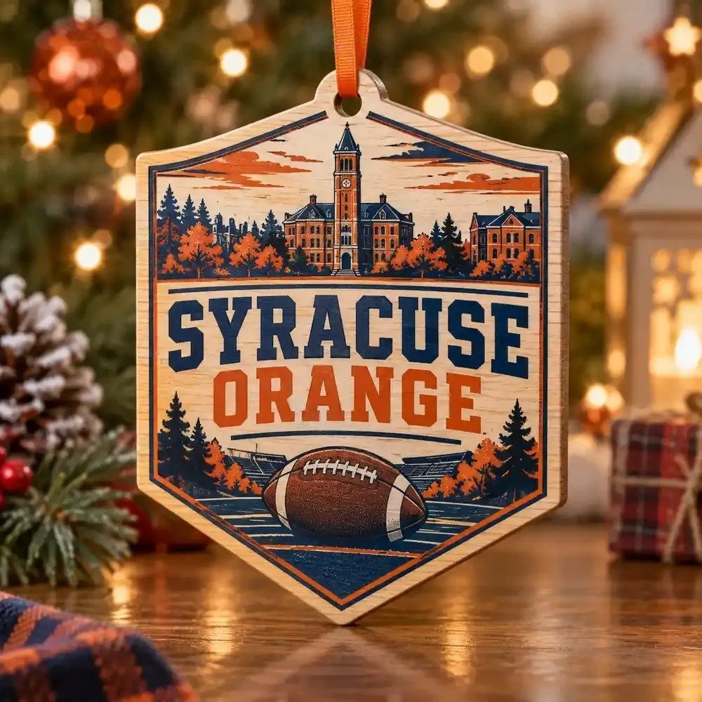 Syracuse Orange Christmas Ornament Holiday Tree Decoration Fans Gifts