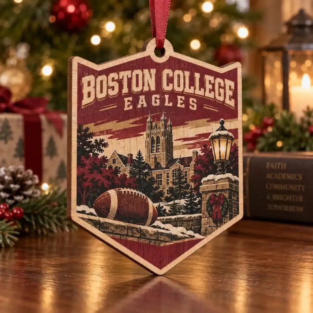 Boston College Eagles Christmas Ornament Holiday Tree Decoration Fan Gift