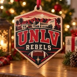 UNLV Rebels Christmas Ornament Xmas Tree Decoration Football Fans Gifts