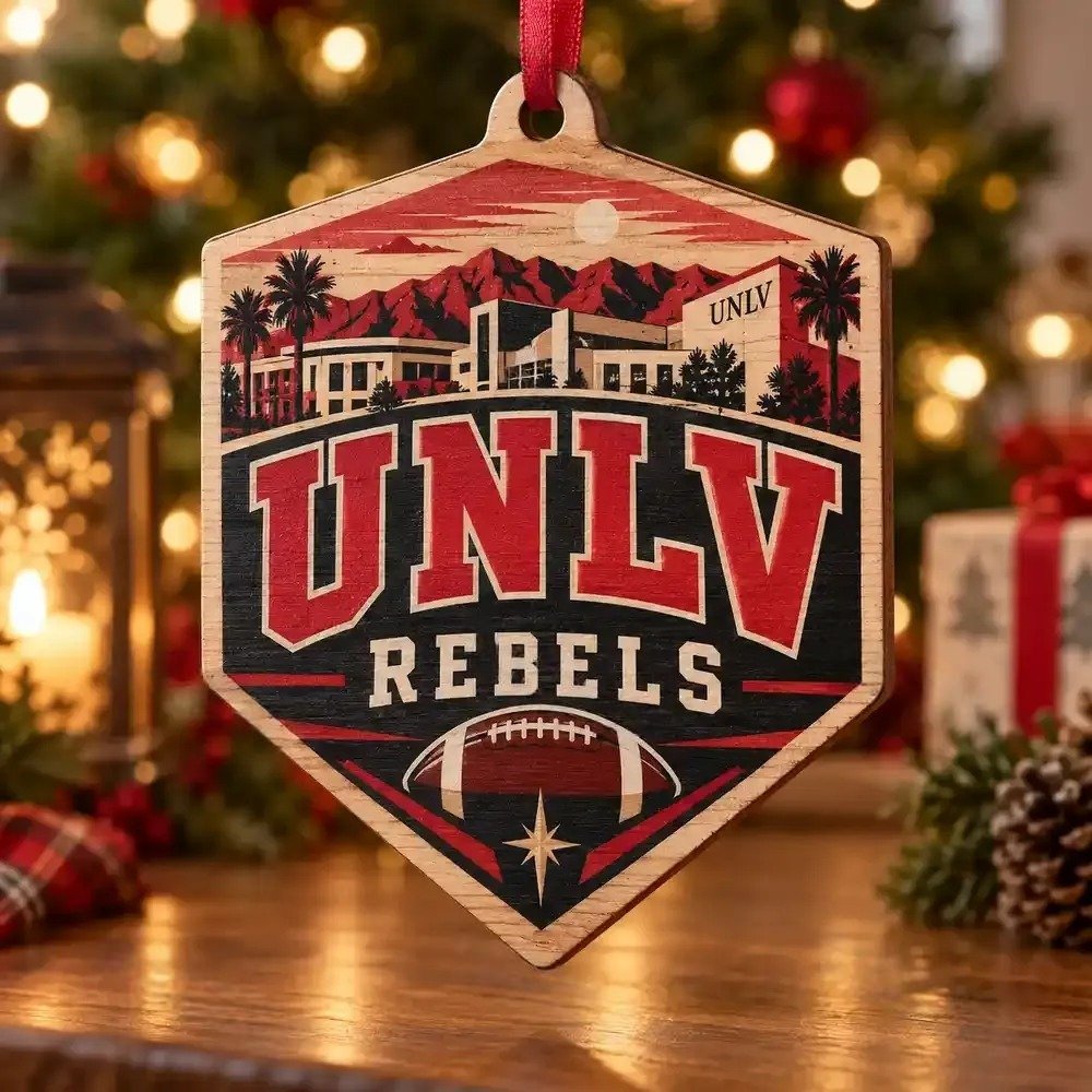 UNLV Rebels Christmas Ornament Xmas Tree Decoration Football Fans Gifts