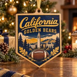 California Golden Bears Christmas Ornament Holiday Tree Decoration Gift For Fans