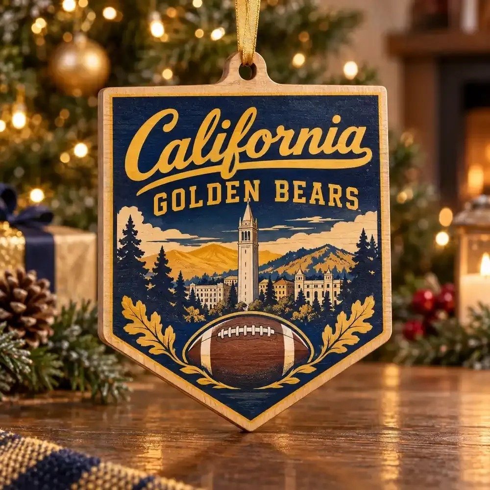 California Golden Bears Christmas Ornament Holiday Tree Decoration Gift For Fans