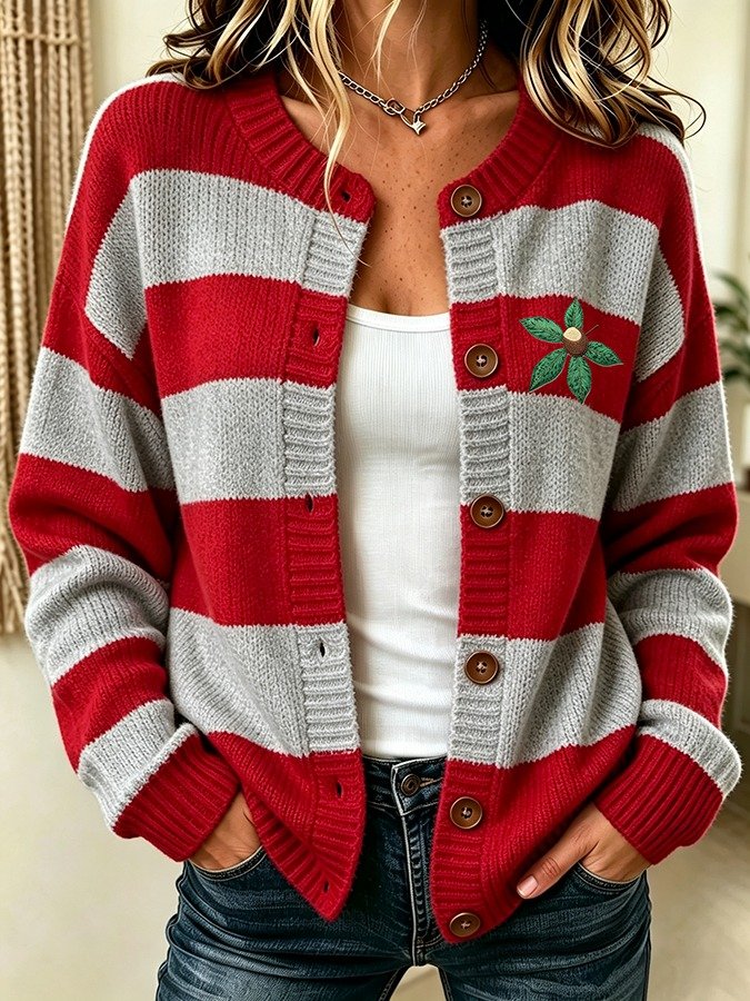 Ohio State Buckeyes Football Merch Ohio State Cardigan Ohio State Pride Outfits Gift