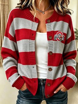 Ohio State Buckeyes Football Merch Ohio State Cardigan Buckeye Pride Outfits Gifts
