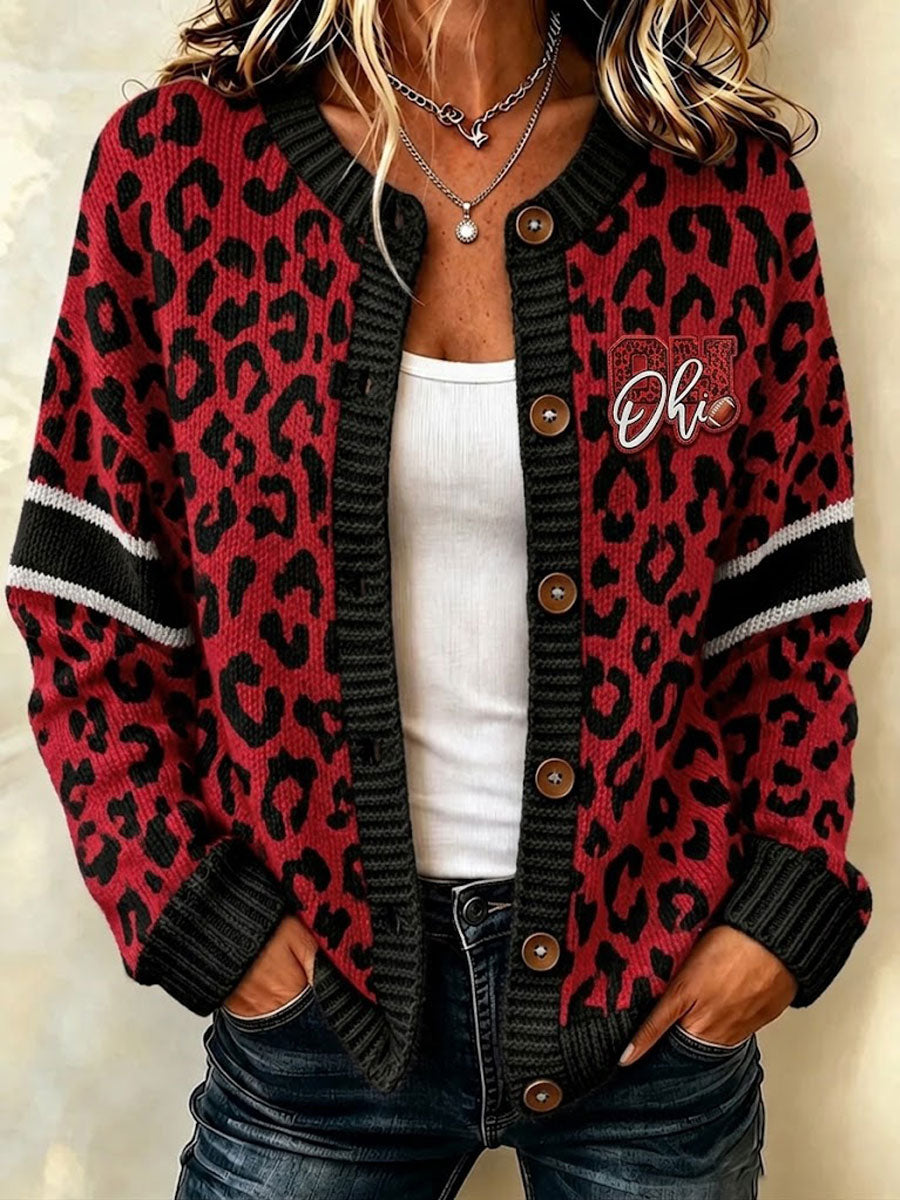 Ohio State Buckeyes Football Merch Ohio Cardigan Buckeye Pride Clothing Wife Gifts