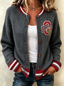 Ohio State Buckeyes Football Merch Ohio State Cardigan Ohio State Pride Gear Gift