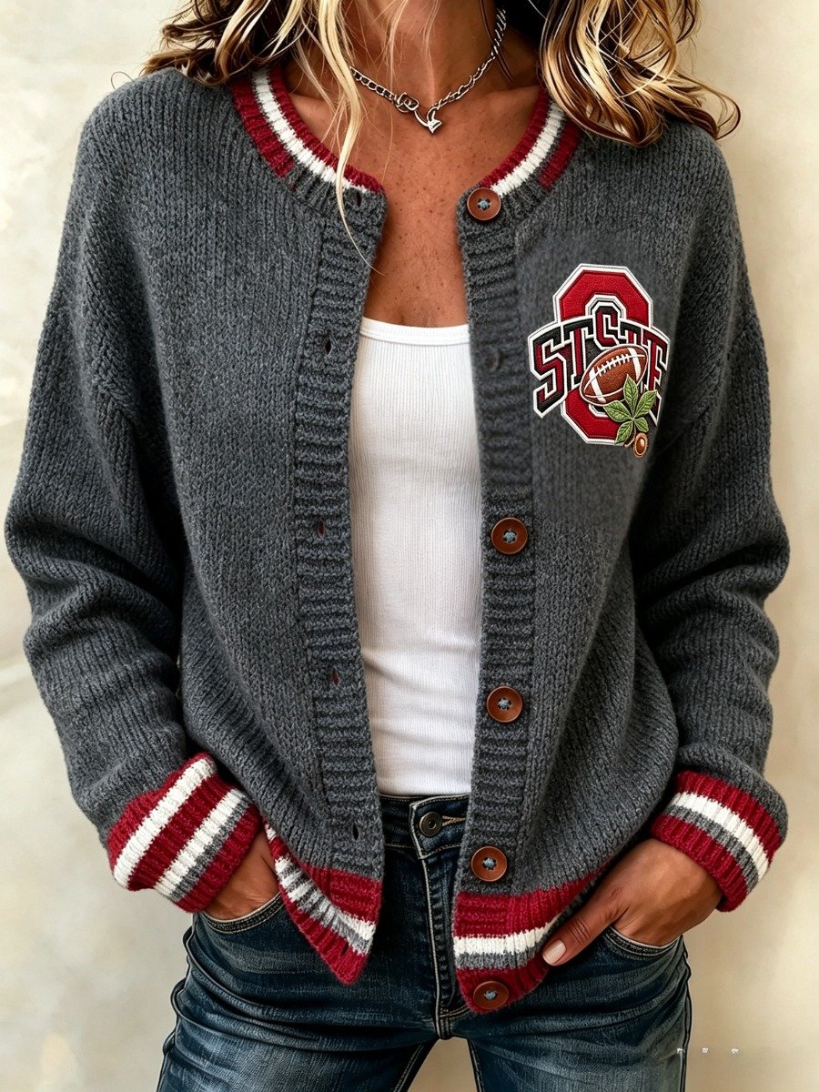 Ohio State Buckeyes Football Merch Ohio State Cardigan Ohio State Pride Gear Gift