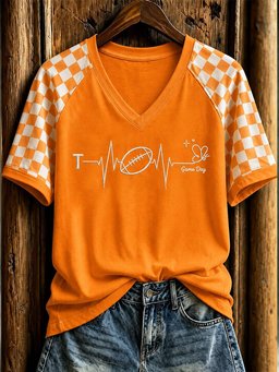 Tennessee Football x Dolly Parton Merch Tennessee Game Day V-Neck Shirt Dolly Fan Attire