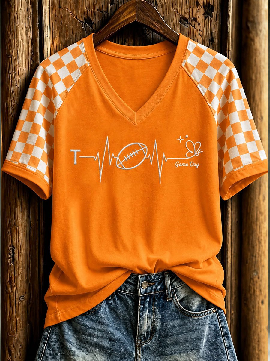 Tennessee Football x Dolly Parton Merch Tennessee Game Day V-Neck Shirt Dolly Fan Attire