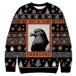 I May Be Dumb Funny Christmas Ugly Sweater Funny Xmas Clothes Gifts For Daughter