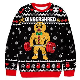 Funny Gym Christmas Ugly Sweater Funny Christmas Gear Gift For Brother