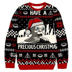 Gollum Have A Precious Christmas Ugly Sweater Xmas Holiday Merch Girlfriend Gifts