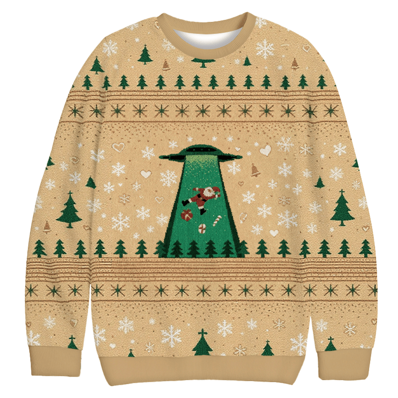 Goodbye Santa Christmas Ugly Sweater Xmas Holiday Clothing Brother Gifts
