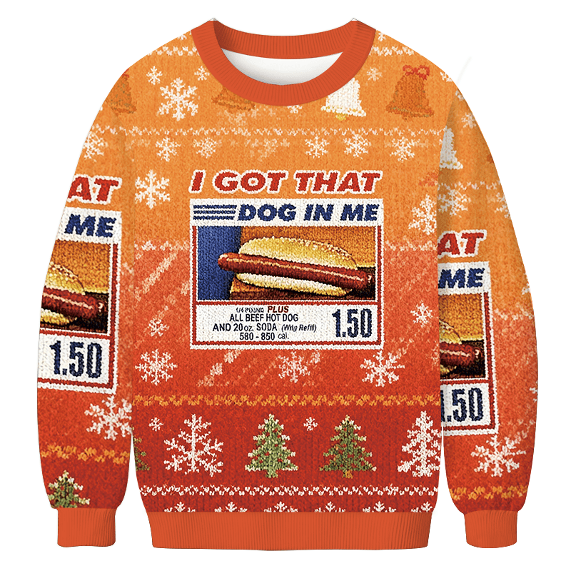 I Got That Dog In Me Christmas Ugly Sweater Funny Christmas Outfits Gifts For Friends