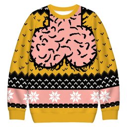 Hilarious Naughty Yellow Christmas Ugly Sweater Funny Xmas Gear Holiday Gift