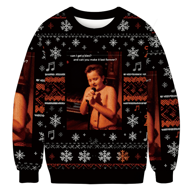 Gibby Singing iCarly Christmas Ugly Sweater Christmas Holiday Apparel Mom Gifts