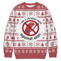 Funny Smiling Christmas Ugly Sweater Funny Christmas Clothes Gifts For Girlfriend